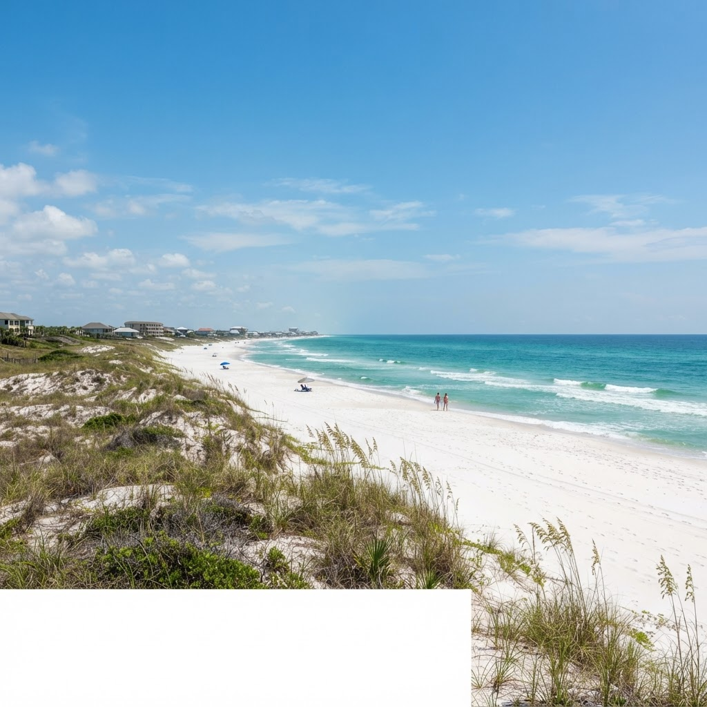 Beachfront view at Perdido Dunes in Orange Beach, AL
