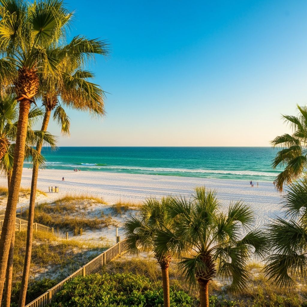 Beachfront view at Tropic Isles in Gulf Shores, AL